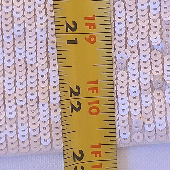 NWT J Crew Womens Sleeveless Tank Top Sequin Cotton Cream Small - Picture 11 of 12